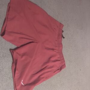 Nike Maroon Athletic Shorts Lightweight Polyester